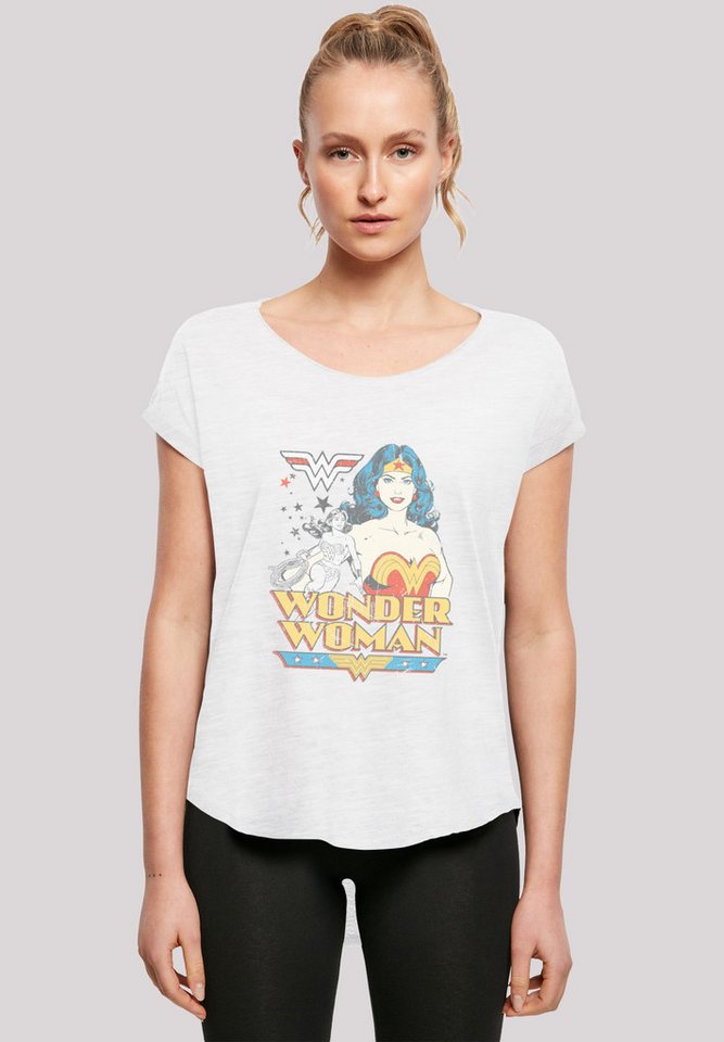 F4NT4STIC T-Shirt DC Comics Superhelden Wonder Woman Posing Print von F4NT4STIC