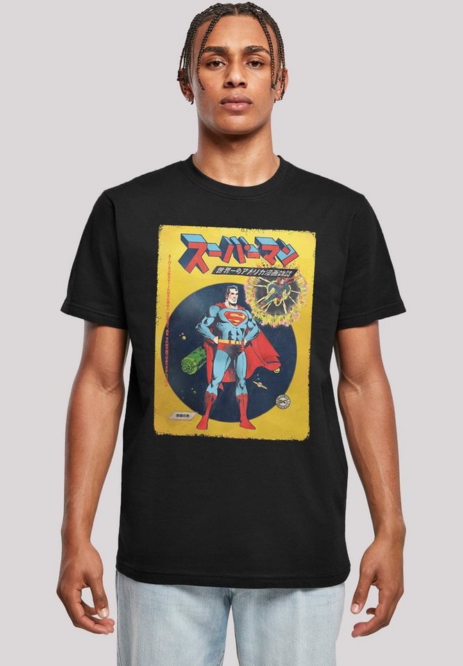 F4NT4STIC T-Shirt DC Comics Superman International Cover Herren,Premium Merch,Regular-Fit,Basic,Bedruckt von F4NT4STIC
