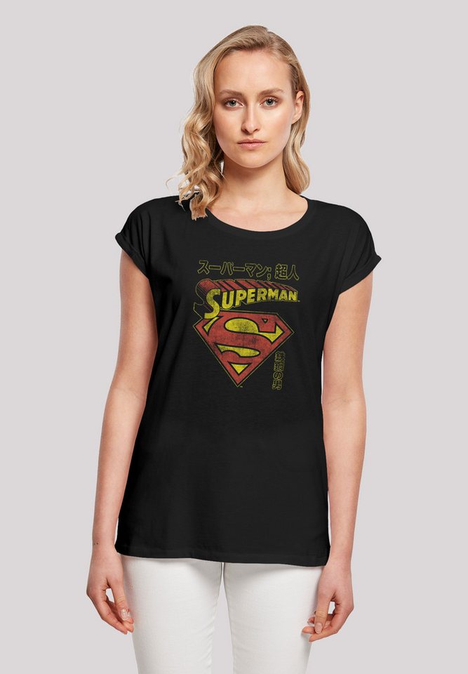 F4NT4STIC T-Shirt DC Comics Superman Shield Damen,Premium Merch,Regular-Fit,Kurze Ärmel,Bedruckt von F4NT4STIC