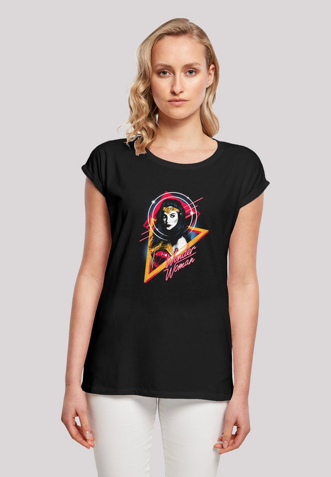 F4NT4STIC T-Shirt DC Comics Wonder Diana 80s Triangle Damen,Premium Merch,Regular-Fit,Kurze Ärmel,Bedruckt von F4NT4STIC