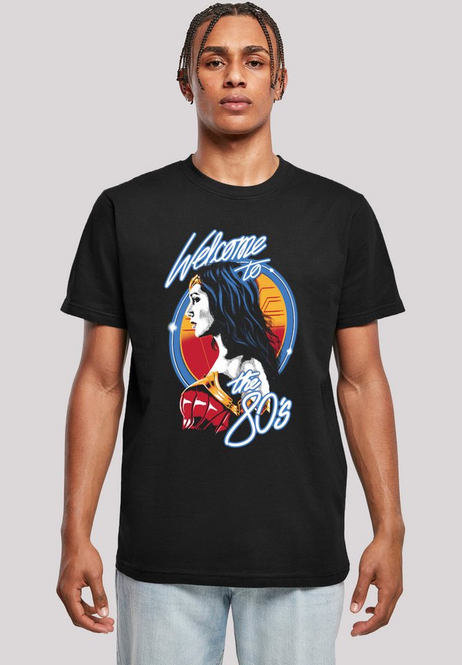 F4NT4STIC T-Shirt DC Comics Wonder Woman 84 Welcome To The 80s Herren,Premium Merch,Regular-Fit,Basic,Bedruckt von F4NT4STIC