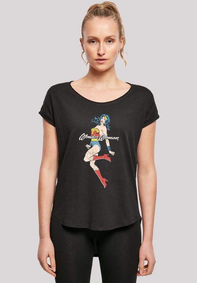 F4NT4STIC T-Shirt DC Comics Wonder Woman Classic Jump Print von F4NT4STIC