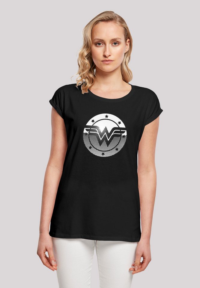 F4NT4STIC T-Shirt DC Comics Wonder Woman Spot Logo Print von F4NT4STIC