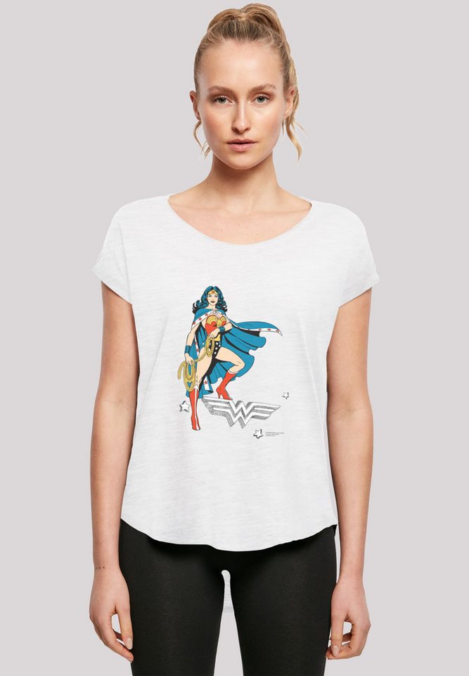 F4NT4STIC T-Shirt DC Comics Wonder Woman Standing Logo Print von F4NT4STIC