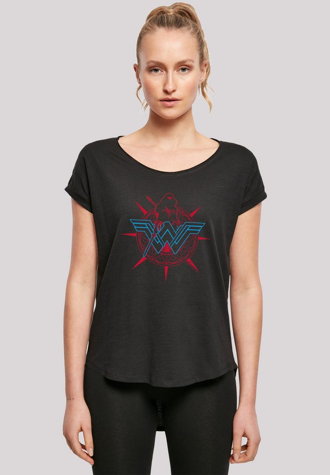 F4NT4STIC T-Shirt DC Comics Wonder Woman Warrior Shield Print von F4NT4STIC