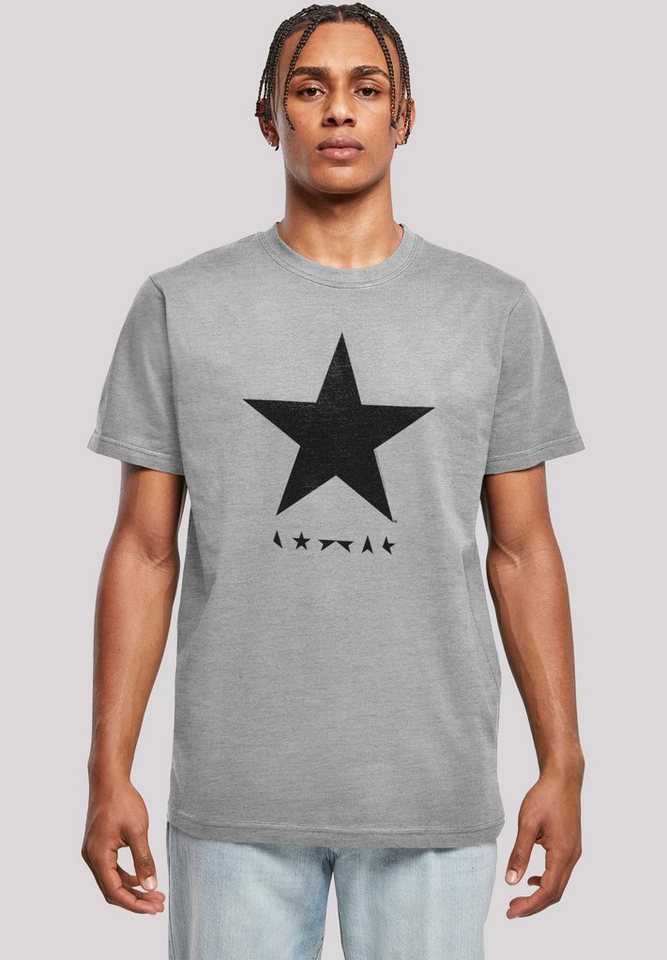 F4NT4STIC T-Shirt David Bowie Star Logo Print von F4NT4STIC