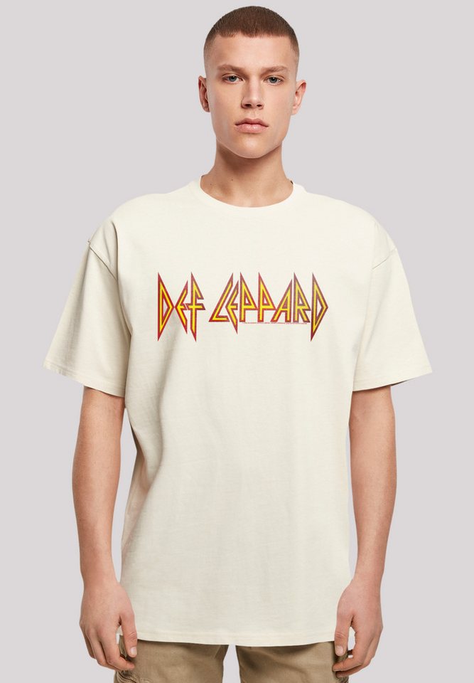 F4NT4STIC T-Shirt Def Leppard Shatter Logo Premium Qualität von F4NT4STIC