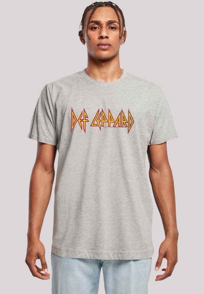 F4NT4STIC T-Shirt Def Leppard Shatter Logo Premium Qualität von F4NT4STIC