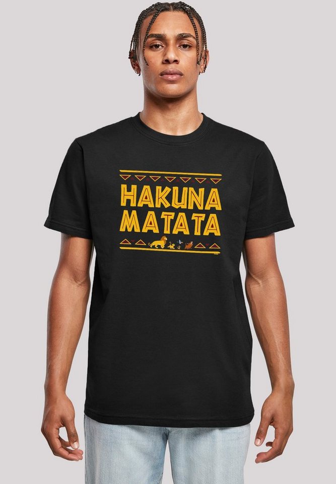 F4NT4STIC T-Shirt Disney König der Löwen Hakuna Matata Herren,Premium Merch,Regular-Fit,Basic,Bedruckt von F4NT4STIC