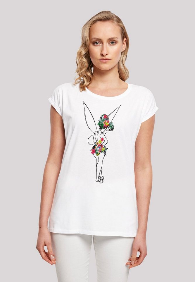 F4NT4STIC T-Shirt Disney Peter Pan Flower Power Premium Qualität von F4NT4STIC