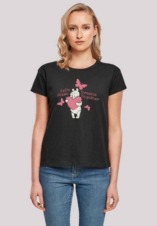 F4NT4STIC T-Shirt Disney Winnie Puuh Let's Make Dreams Together Premium Qualität von F4NT4STIC