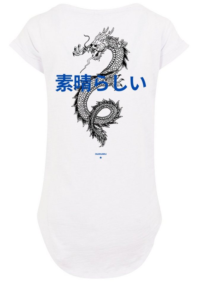 F4NT4STIC T-Shirt PLUS SIZE Dragon Drache Japan Print von F4NT4STIC