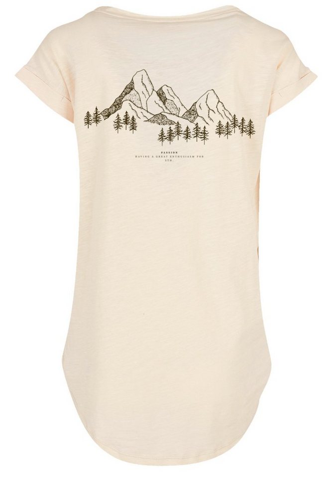 F4NT4STIC T-Shirt PLUS SIZE Mountain Berge Print von F4NT4STIC