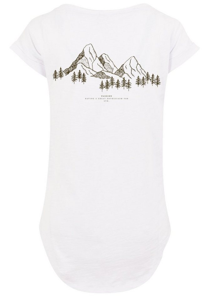 F4NT4STIC T-Shirt PLUS SIZE Mountain Berge Print von F4NT4STIC