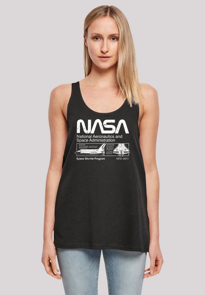 F4NT4STIC T-Shirt Classic Space Shuttle Print von F4NT4STIC