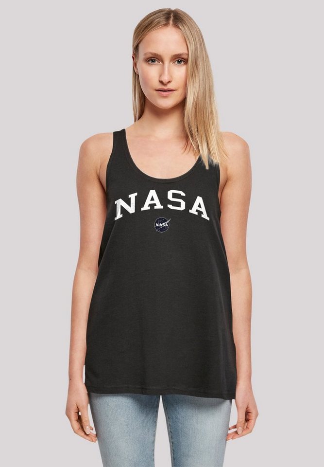 F4NT4STIC T-Shirt NASA Collegiate Logo Print von F4NT4STIC