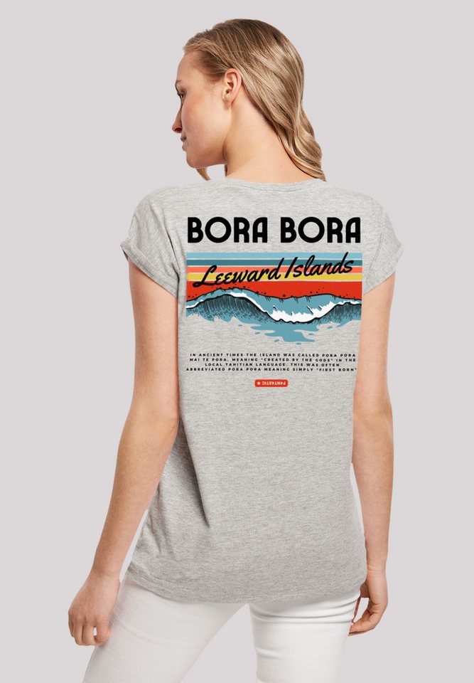 F4NT4STIC T-Shirt Bora Bora Leewards Island Print von F4NT4STIC