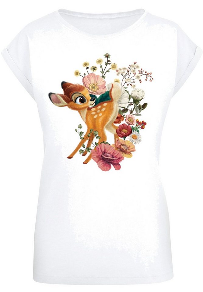 F4NT4STIC T-Shirt PLUS SIZE Bambi Meadow Print von F4NT4STIC