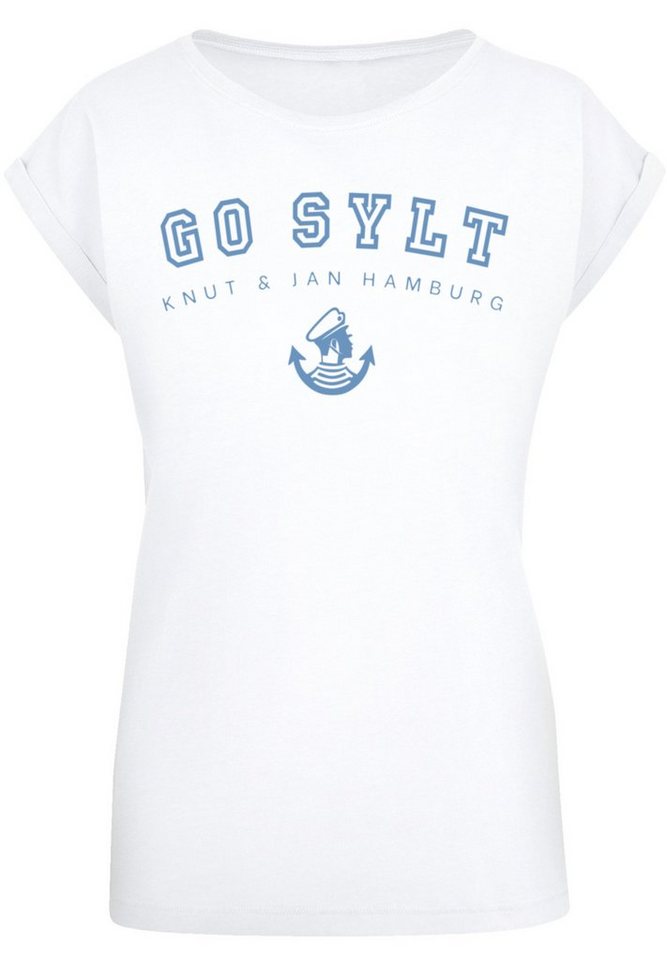 F4NT4STIC T-Shirt PLUS SIZE Go Sylt Print von F4NT4STIC