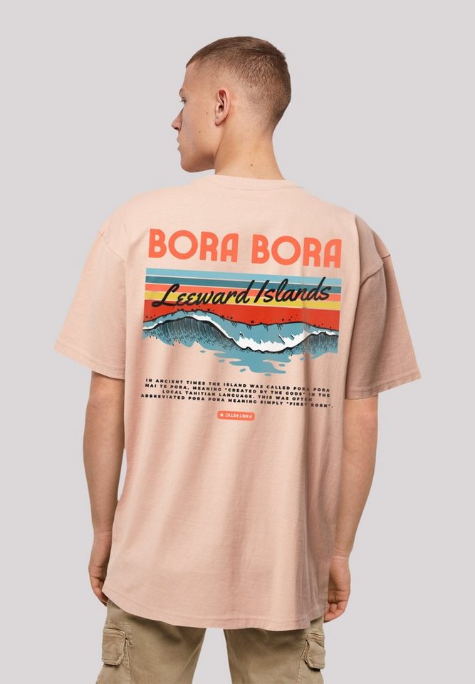 F4NT4STIC T-Shirt Bora Bora Leewards Island Print von F4NT4STIC