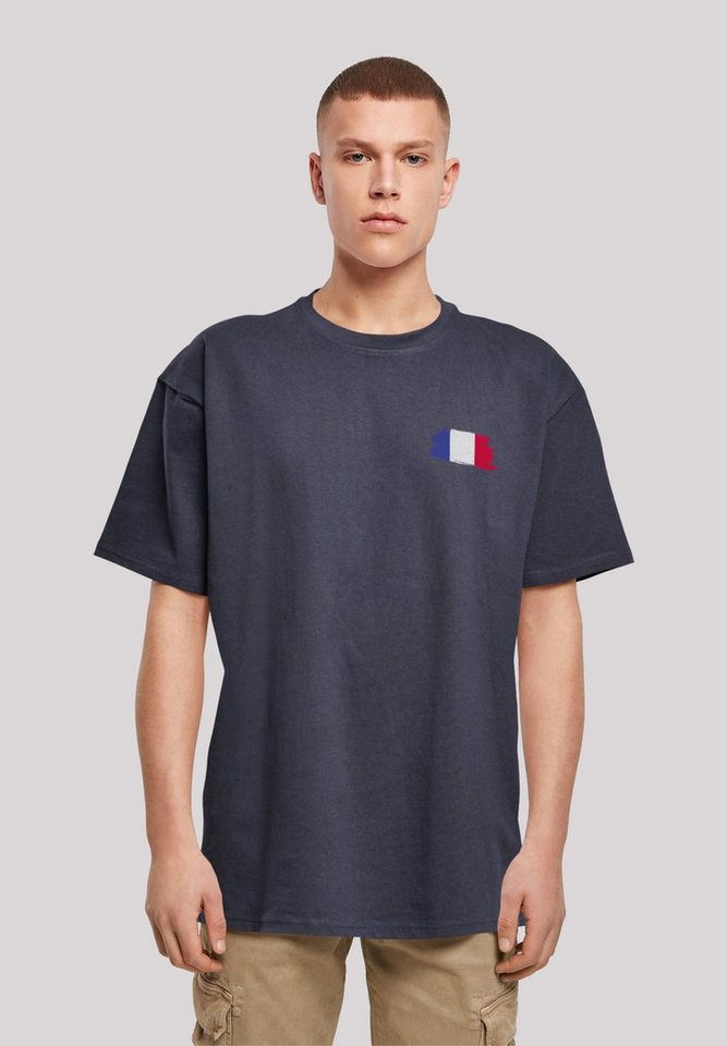 F4NT4STIC T-Shirt France Frankreich Flagge Fahne Print von F4NT4STIC