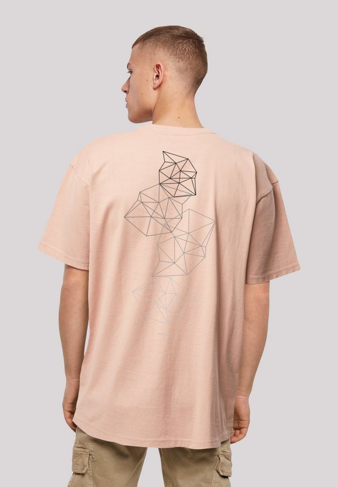 F4NT4STIC T-Shirt Geometric Abstract Print von F4NT4STIC