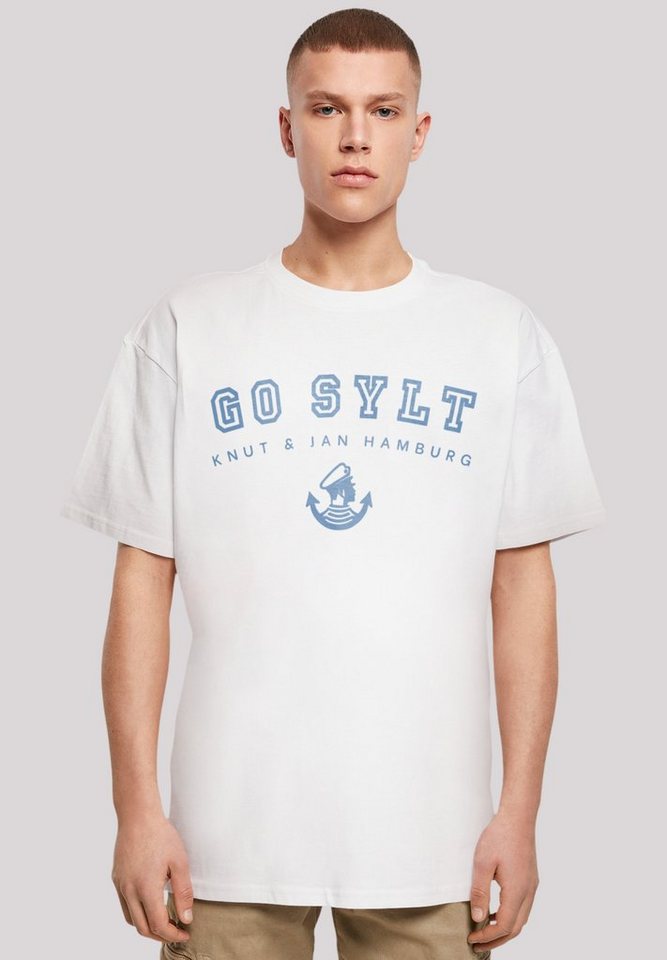 F4NT4STIC T-Shirt Go Sylt Knut & Jan Hamburg Print von F4NT4STIC