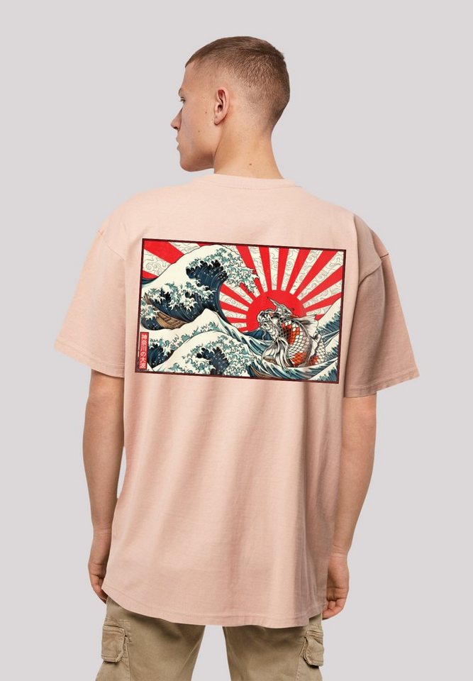 F4NT4STIC T-Shirt Kanagawa Welle Japan Print von F4NT4STIC