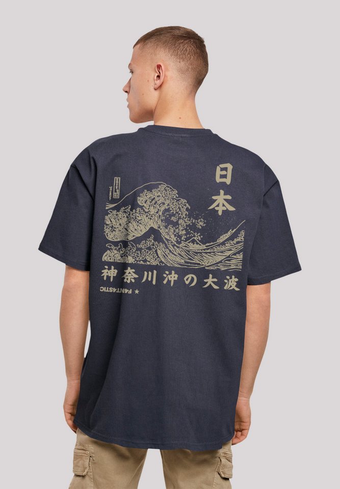 F4NT4STIC T-Shirt Kanagawa Welle Print von F4NT4STIC