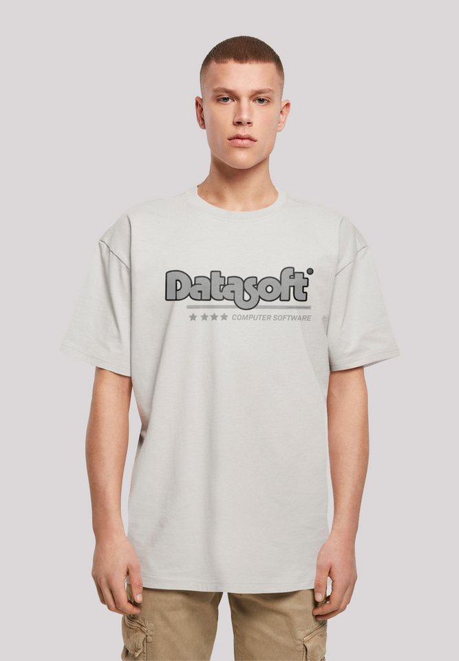 F4NT4STIC T-Shirt DATASOFT Logo black Retro Gaming SEVENSQUARED Print von F4NT4STIC