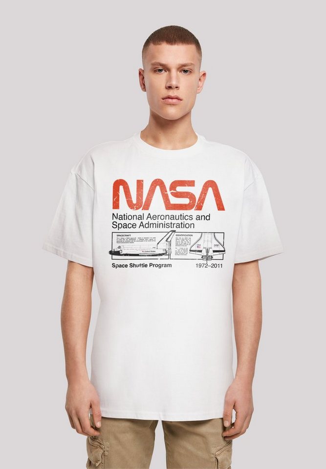 F4NT4STIC T-Shirt NASA Classic Space Shuttle Print von F4NT4STIC