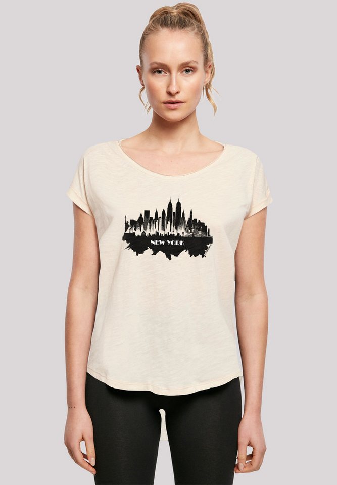 F4NT4STIC T-Shirt Cities Collection - New York skyline Print von F4NT4STIC