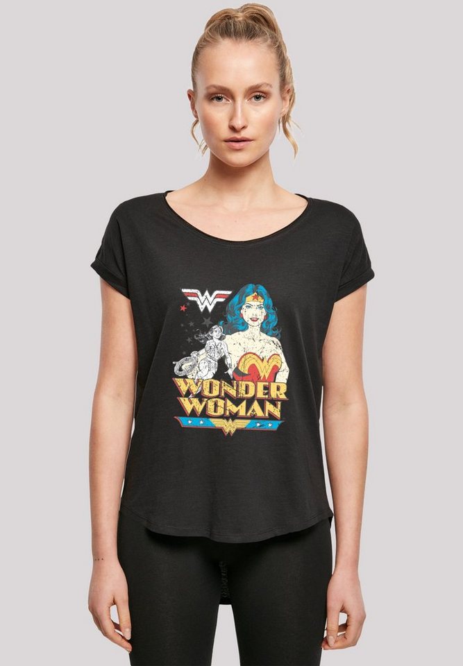 F4NT4STIC T-Shirt DC Comics Superhelden Wonder Woman Posing Print von F4NT4STIC