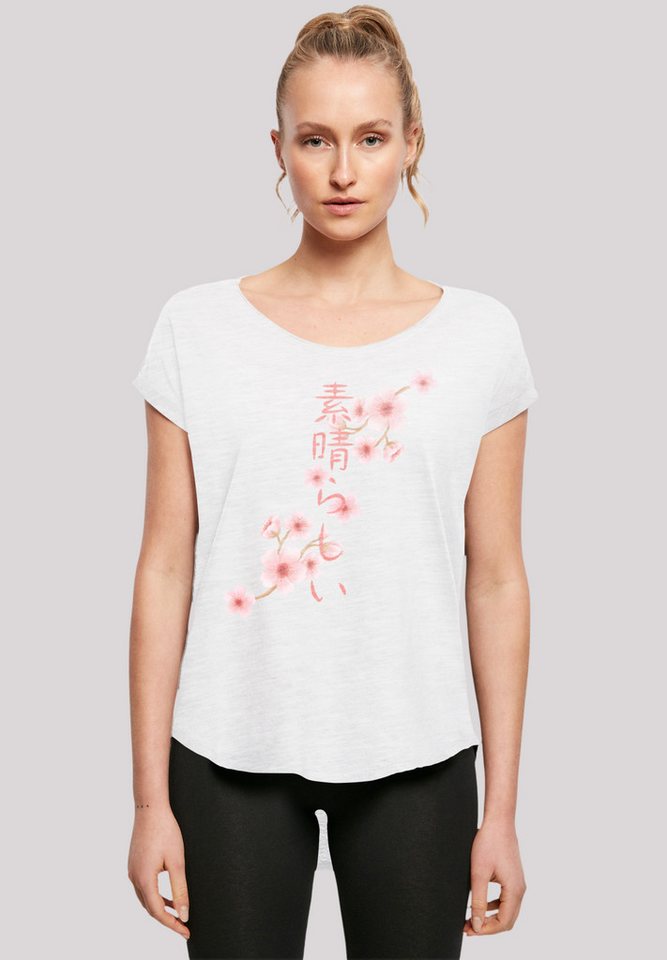 F4NT4STIC T-Shirt Kirschblüten Print von F4NT4STIC