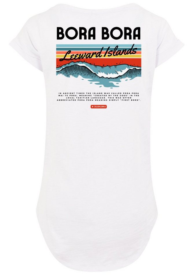 F4NT4STIC T-Shirt PLUS SIZE Bora Bora Leewards Island Print von F4NT4STIC