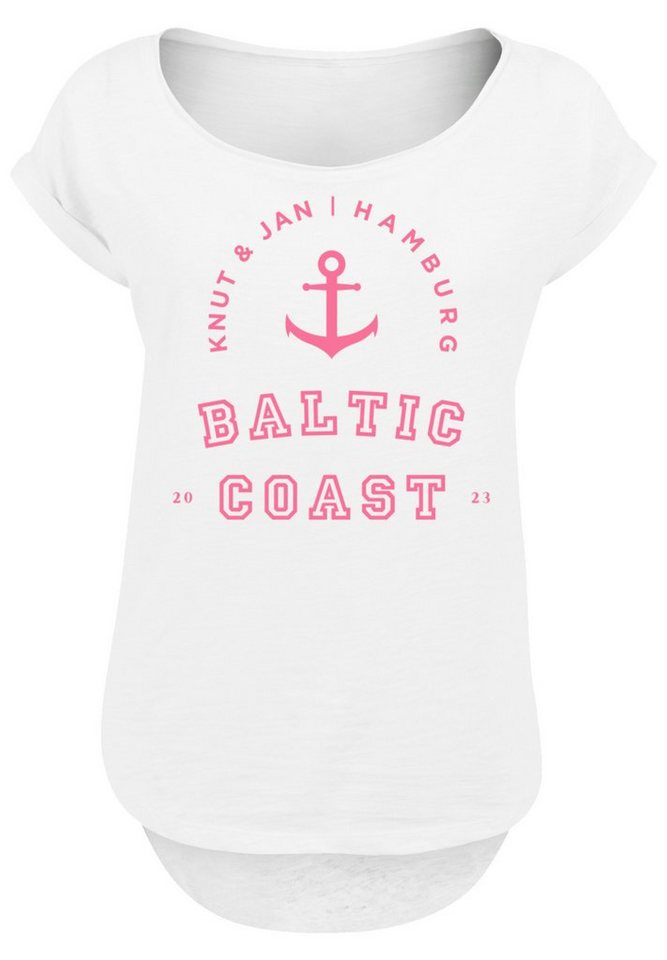 F4NT4STIC T-Shirt PLUS SIZE Baltic Coast Print von F4NT4STIC