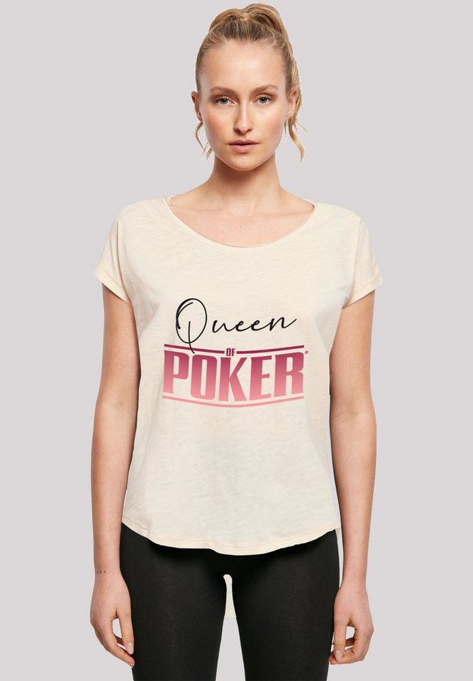 F4NT4STIC T-Shirt Queen of Poker Print von F4NT4STIC