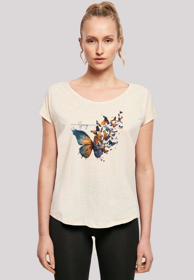 F4NT4STIC T-Shirt Schmetterling Frühling Print von F4NT4STIC