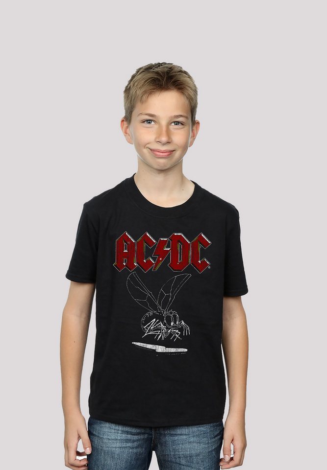 F4NT4STIC T-Shirt ACDC Fly On The Wall 1985 für Kinder & Herren Print von F4NT4STIC