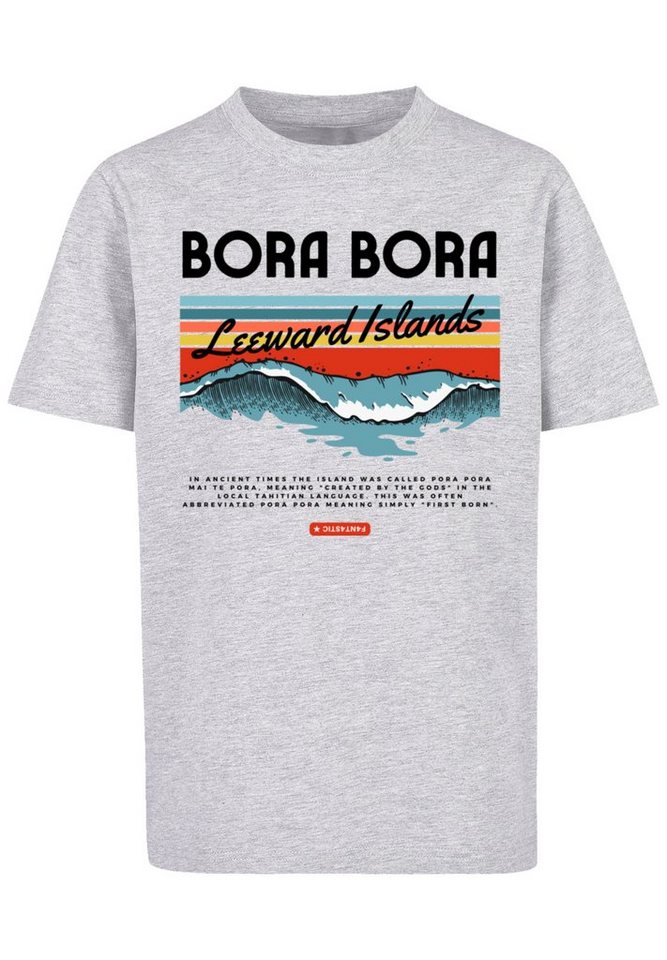 F4NT4STIC T-Shirt Bora Bora Leewards Island Print von F4NT4STIC