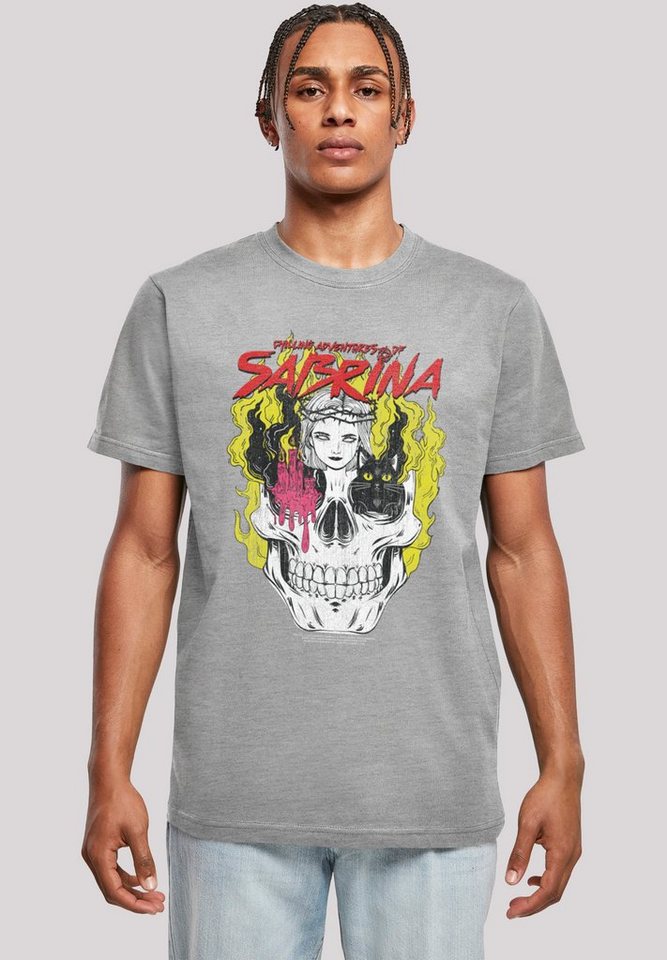 F4NT4STIC T-Shirt Chilling Adventures of Sabrina Boys Skull Herren,Premium Merch,Regular-Fit,Basic,Bedruckt von F4NT4STIC