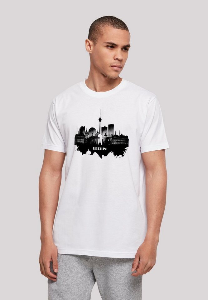 F4NT4STIC T-Shirt Cities Collection - Berlin skyline Print von F4NT4STIC