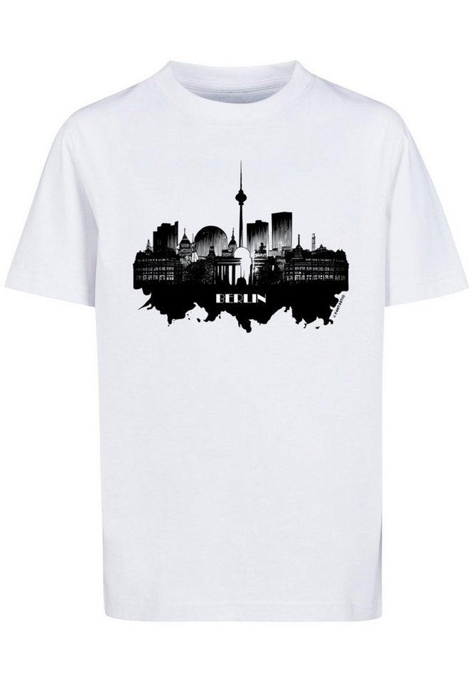 F4NT4STIC T-Shirt Cities Collection - Berlin skyline Print von F4NT4STIC