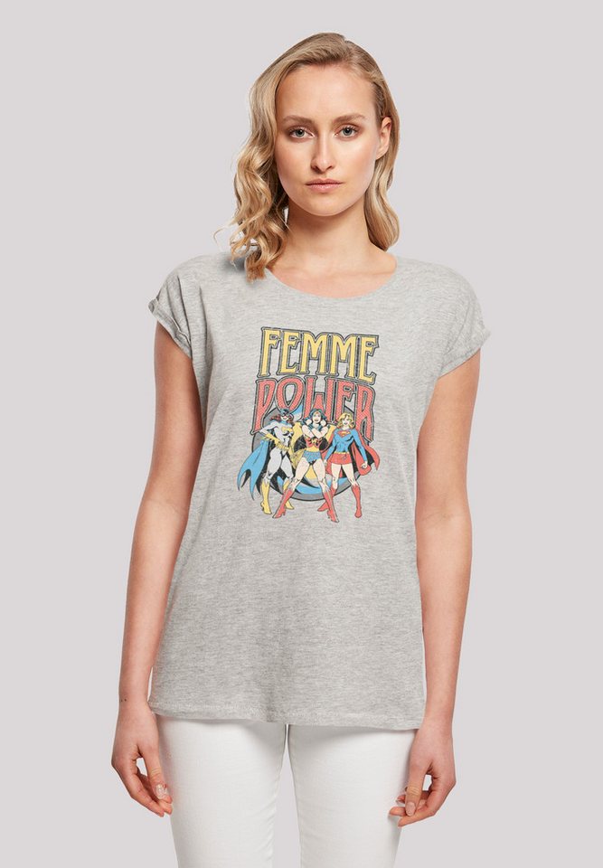 F4NT4STIC T-Shirt DC Comics Superhelden Wonder Woman Femme Power Print von F4NT4STIC