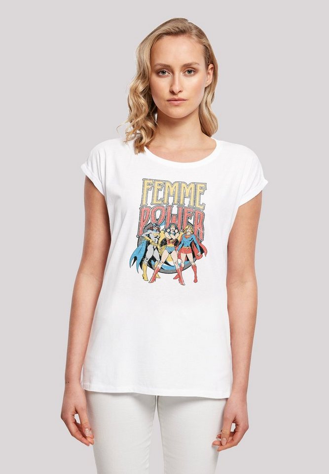 F4NT4STIC T-Shirt DC Comics Superhelden Wonder Woman Femme Power Print von F4NT4STIC