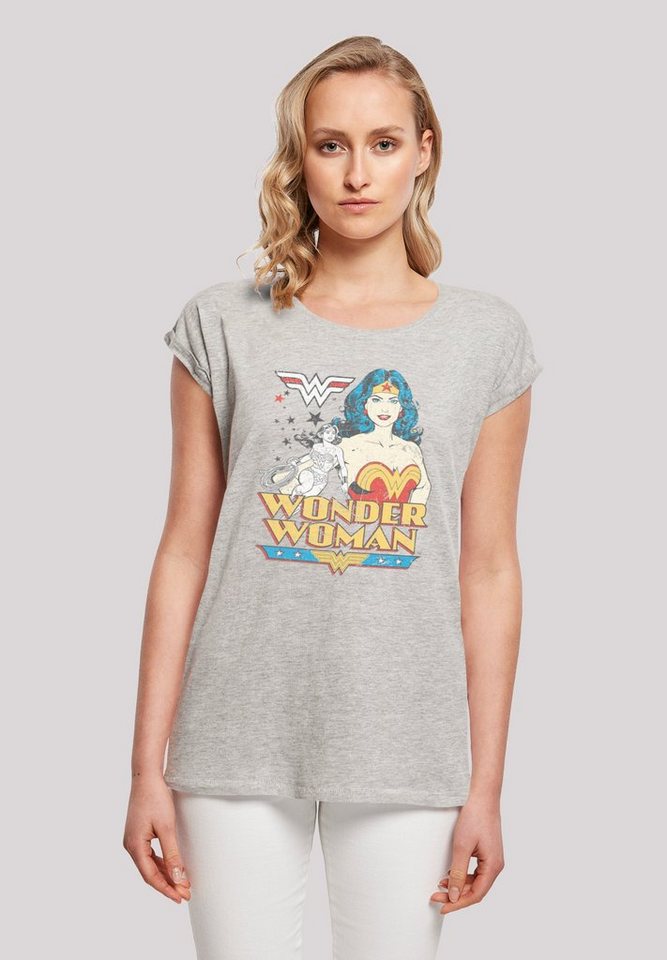 F4NT4STIC T-Shirt DC Comics Superhelden Wonder Woman Posing Print von F4NT4STIC