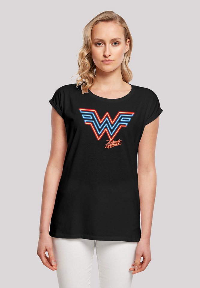 F4NT4STIC T-Shirt DC Comics Wonder Woman 84 Neon Emblem Print von F4NT4STIC