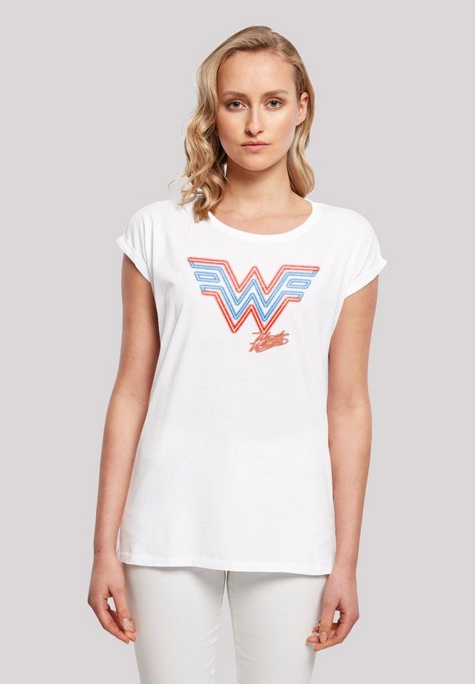 F4NT4STIC T-Shirt DC Comics Wonder Woman 84 Neon Emblem Print von F4NT4STIC