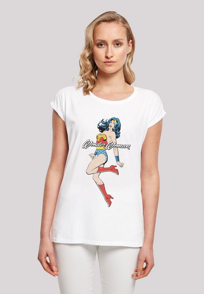 F4NT4STIC T-Shirt DC Comics Wonder Woman Jump Print von F4NT4STIC