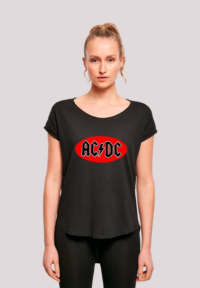 F4NT4STIC T-Shirt ACDC Red Circle Logo für Kinder & Herren Print von F4NT4STIC